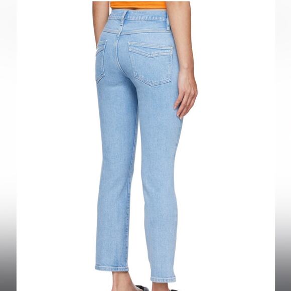 Frame Le High Straight Denim Jeans in Caye Sand Size 25 - Picture 16 of 16